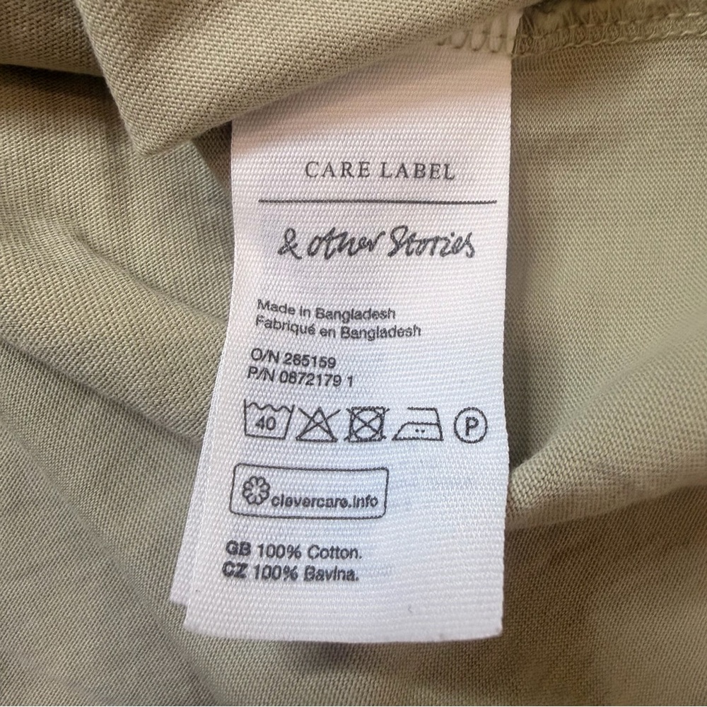 & Other Stories Green Muscle Tank Top Size XSmall - Picture 13 of 13